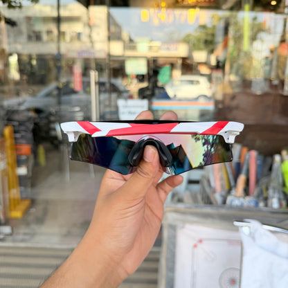 Encounter Red-White Premium Sports Sunglasses