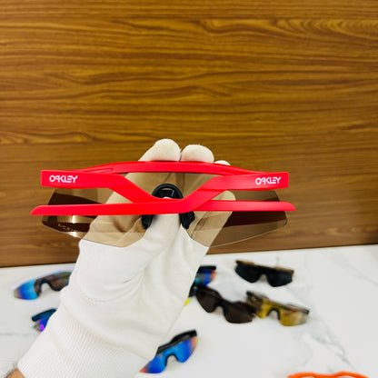 Hydra Red Golden Premium Unisex Sports Sunglass