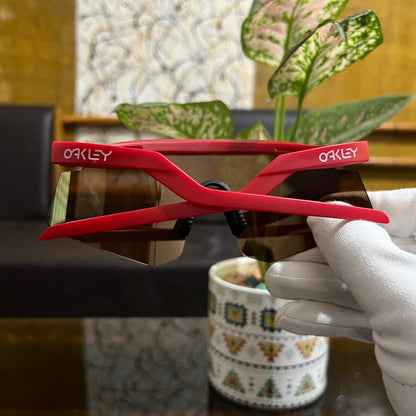 Hydra Red Golden Premium Unisex Sports Sunglass