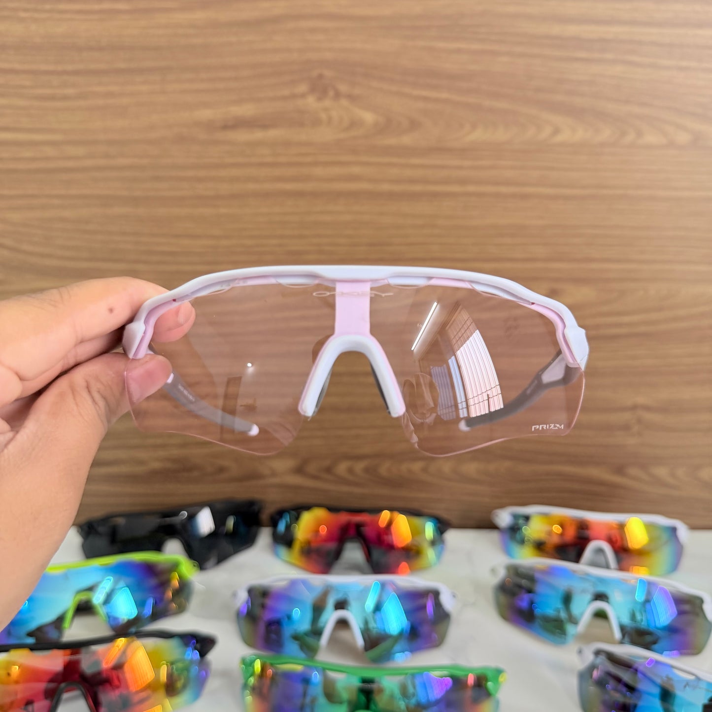 Radar Transparent-White Premium Branded Stylish Sunglasses For Men & Women | 100% UV Protection Shades | Cricket Sports Cycling Driving Trekking & More