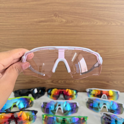 Radar Transparent-White Premium Branded Stylish Sunglasses For Men & Women | 100% UV Protection Shades | Cricket Sports Cycling Driving Trekking & More
