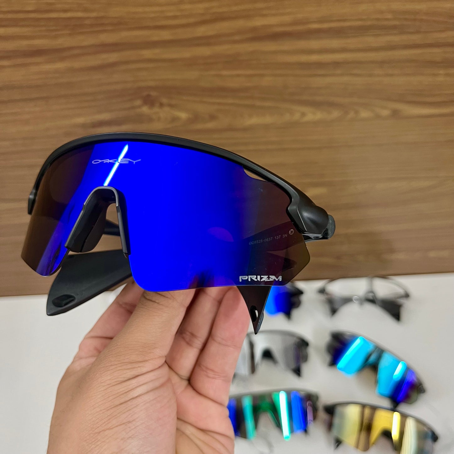 Stunt Devil Black Purple Prizm Premium Sports Sunglasses  | Comes With New Hyper Grip Technology