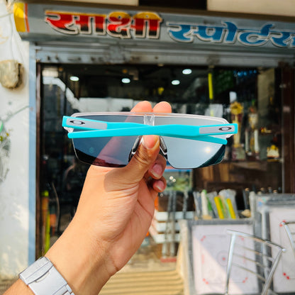 Corridor Black-Blue Colour High Quality Unisex Sports Sunglass