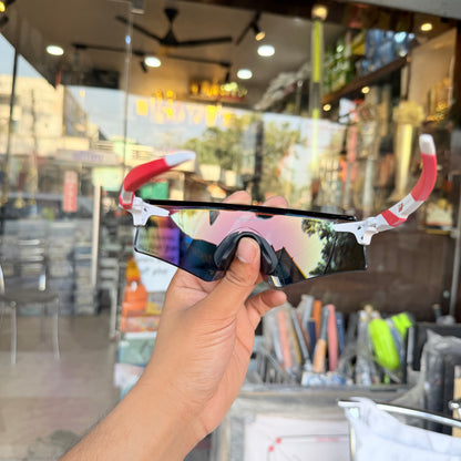 Encounter Red-White Premium Sports Sunglasses