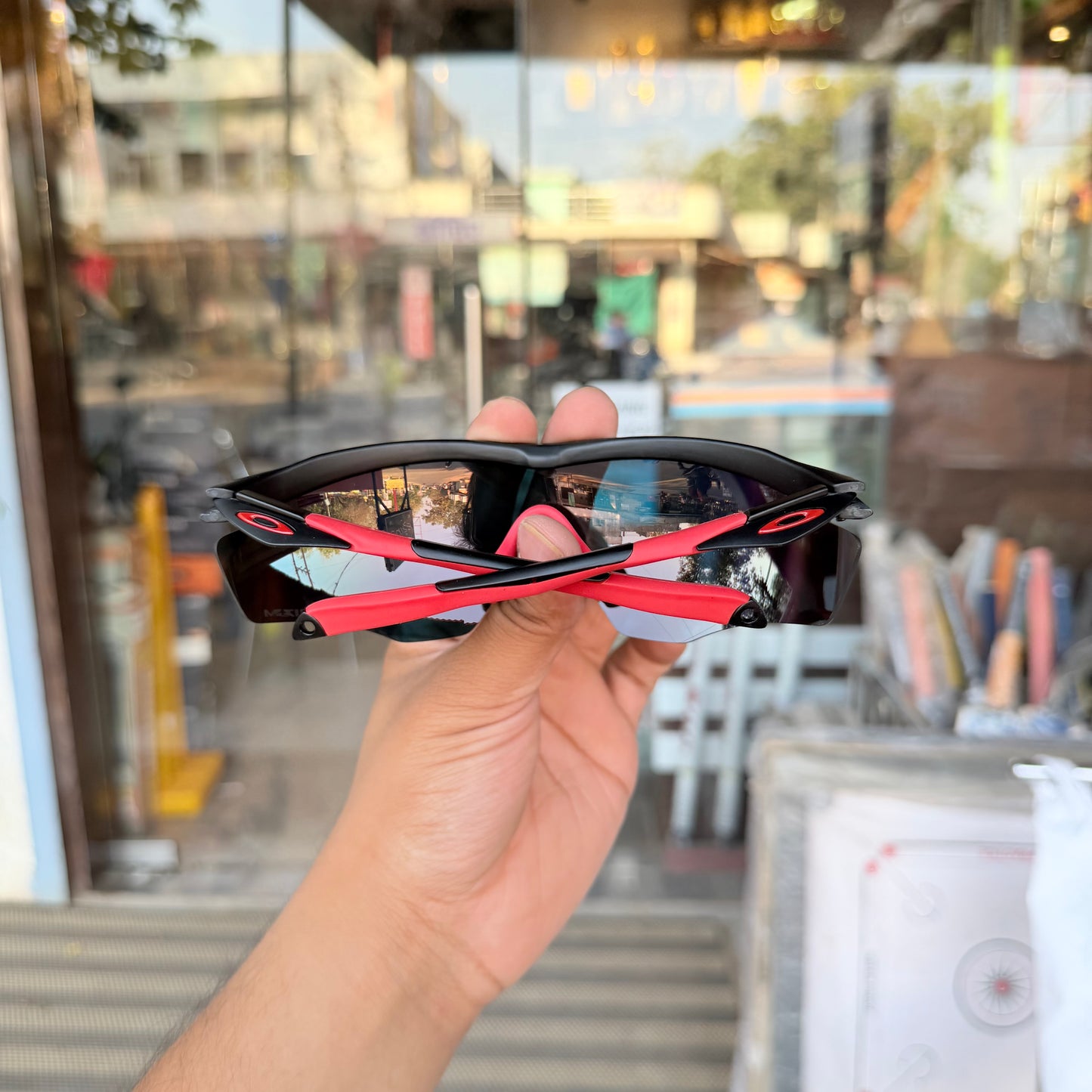 M2 Red-Black-Mercury Light Weight Premium Sports Sunglasses