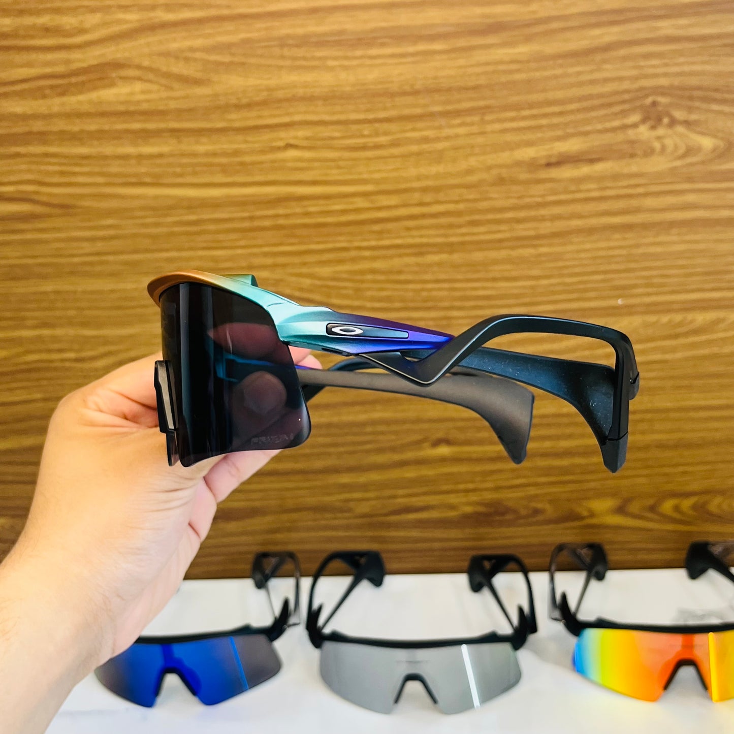 Stunt Wings Bronze-Black Prizm Lens Premium Sports Sunglasses  | Comes With New Hyper Grip Technology | Non Foldable Straps | Highly Stable | Latest Collection