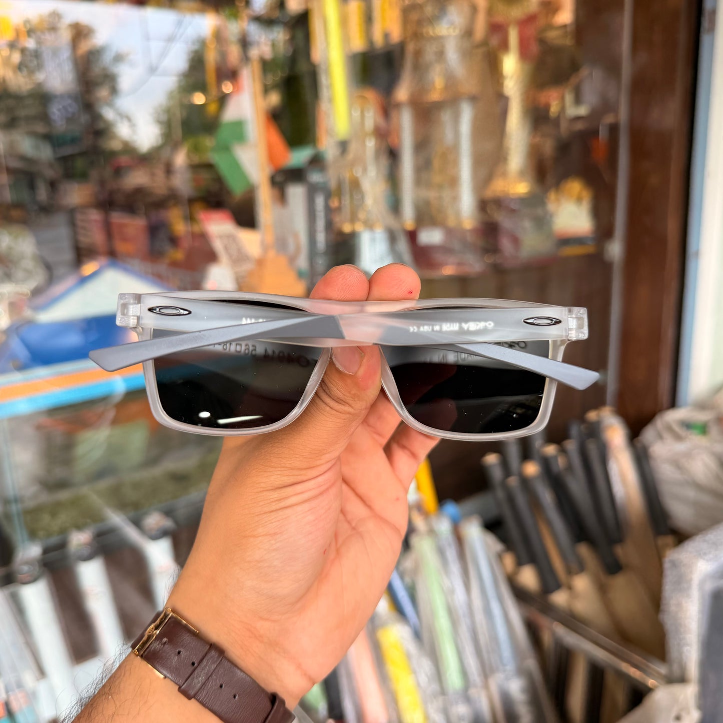 OAKLEY Polarised TO4914 Trans-Black Premium Sunglasses