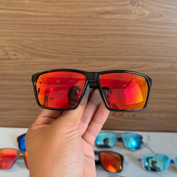 Nike Mercury Black Polarised Premium Rectangle Frame Sports Sunglass with Free Sunglasses Cover