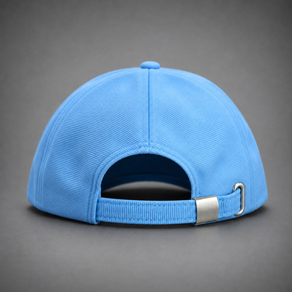 BCCI Light Blue Colour Cricket Embroidered Cap