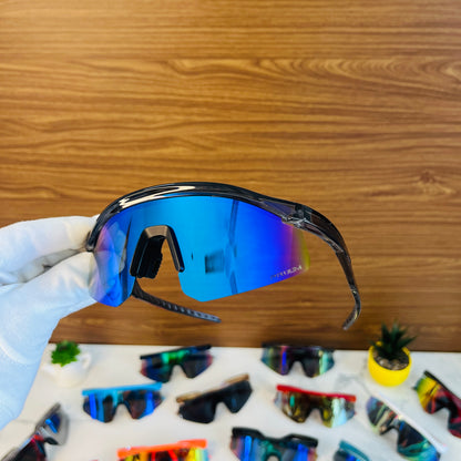 Hydra Trans Blue Premium Unisex Sports Sunglass