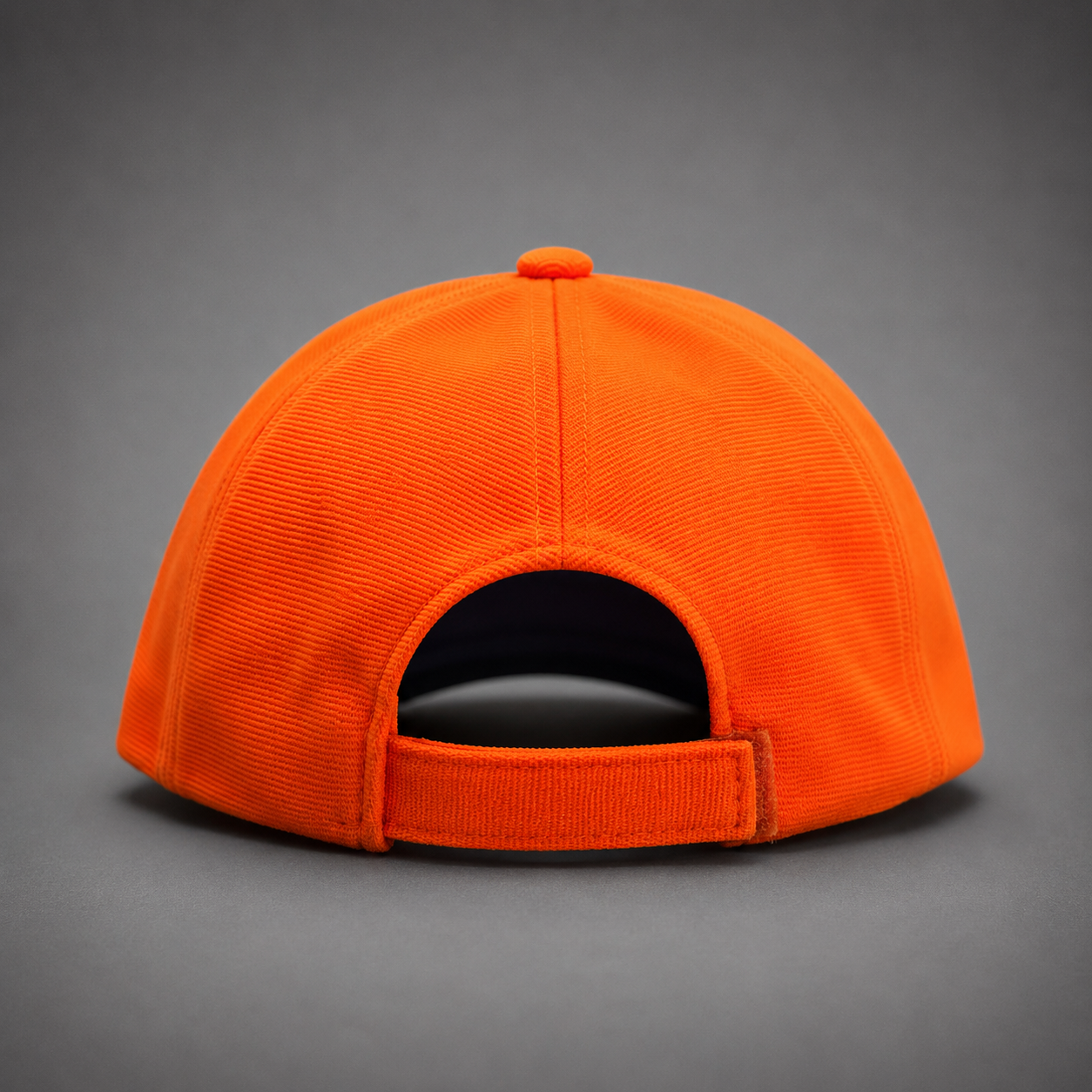 BCCI Navy Blue - Orange Colour Cricket Embroidered Cap