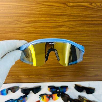Hydra Blue Gold Limited Edition Premium Unisex Sports Sunglass
