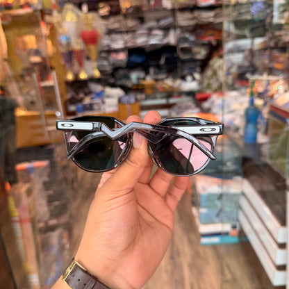 OAKLEY HSTN Glossy Black Mercury Premium Sunglasses