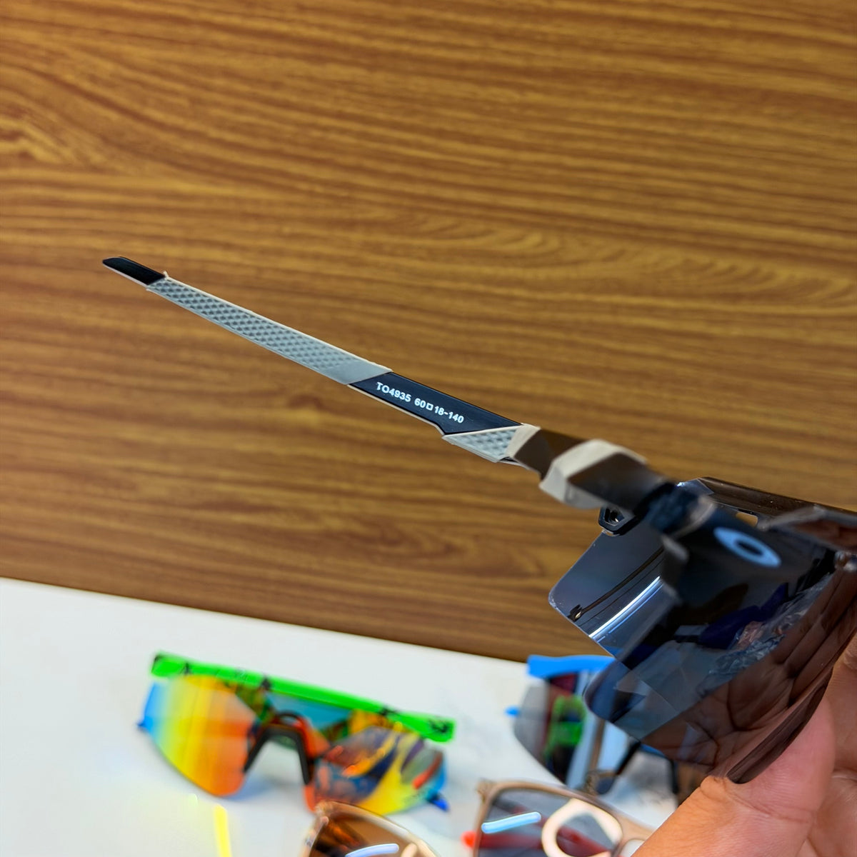 Encoder Strike Vented Black Premium Sports Sunglasses