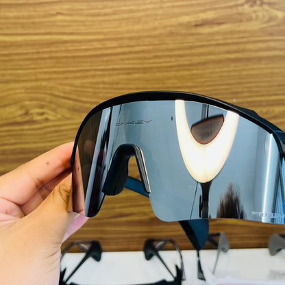 Stunt Wings Silver Prizm Lens Premium Sports Sunglasses  | Comes With New Hyper Grip Technology | Non Foldable Straps | Highly Stable | Latest Collection