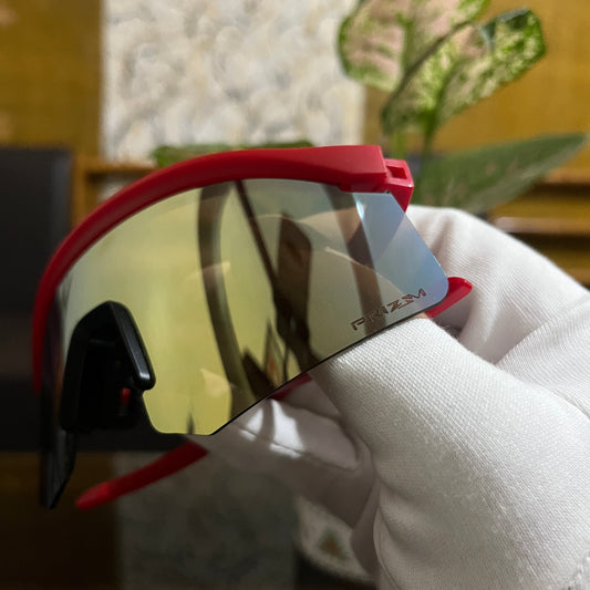 Hydra Red Golden Premium Unisex Sports Sunglass