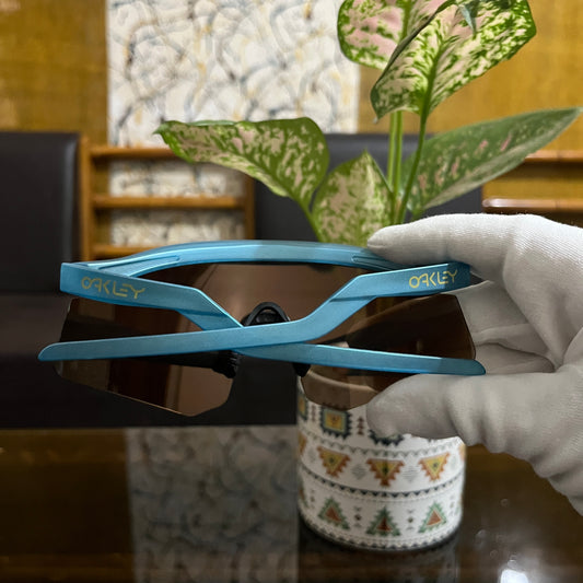 Hydra Blue Gold Premium Unisex Sports Sunglass