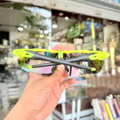 Radar Neon-Green-Mercury Premium Branded Stylish Sunglasses For Men & Women | 100% UV Protection Shades | Cricket Sports Cycling Driving Trekking & More