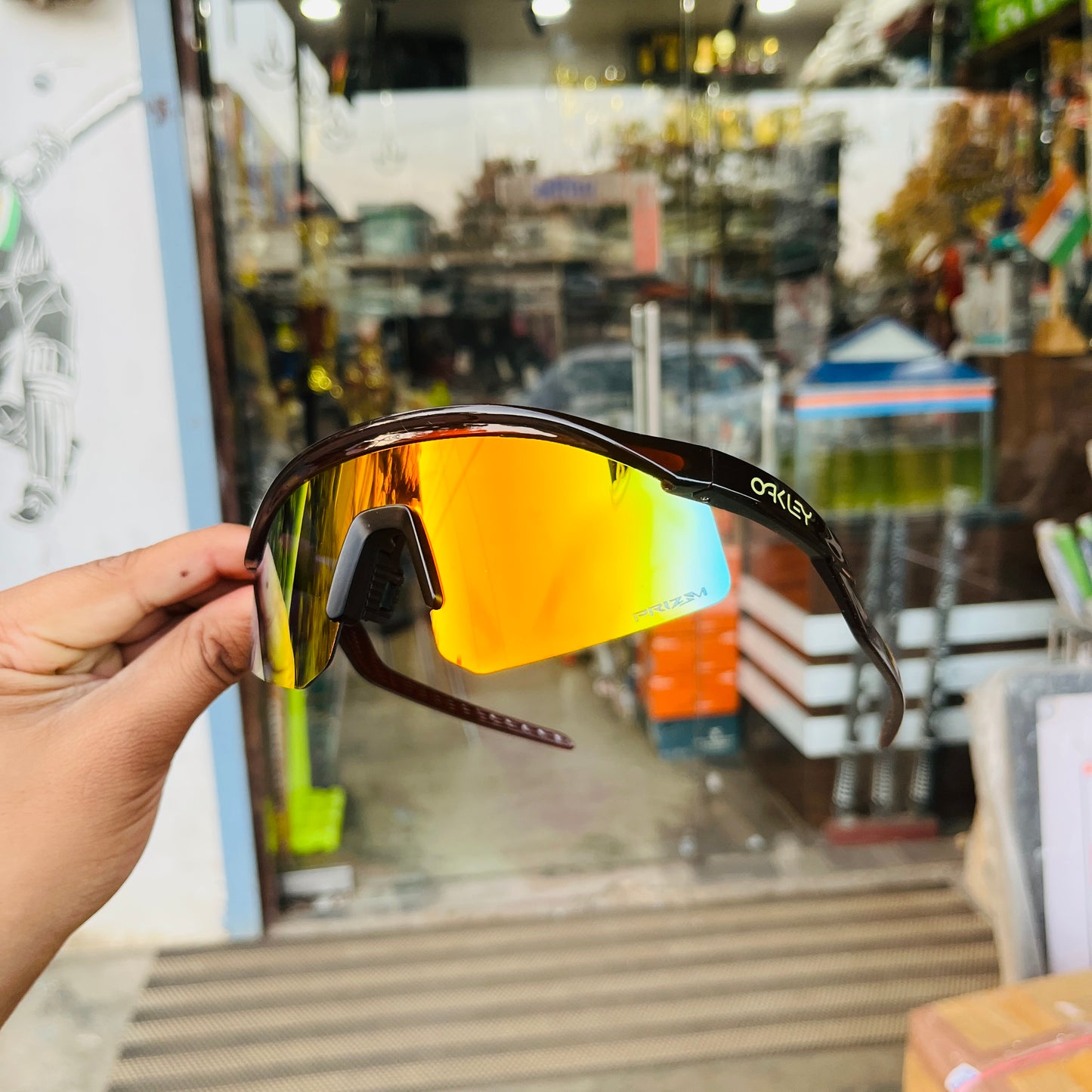 Hydra Brown Mercury Premium Unisex Sports Sunglass