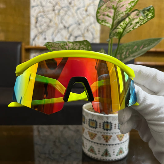 Hydra Yellow Premium Unisex Sports Sunglass