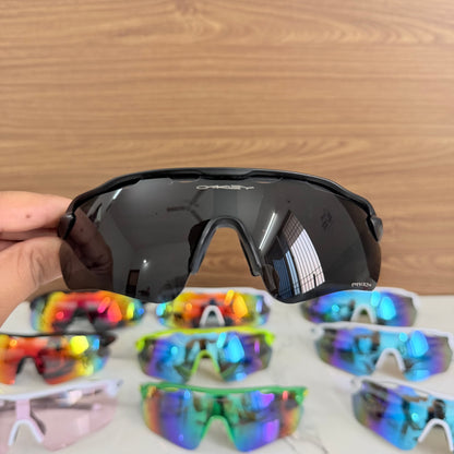 Radar All Black Premium Branded Stylish Sunglasses For Men & Women | 100% UV Protection Shades | Cricket Sports Cycling Driving Trekking & More