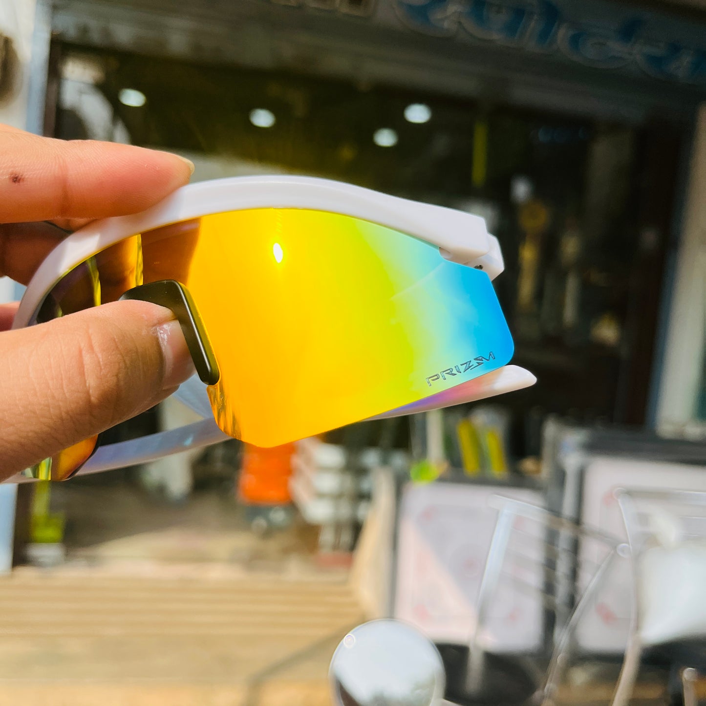 Hydra White Mercury Premium Unisex Sports Sunglass