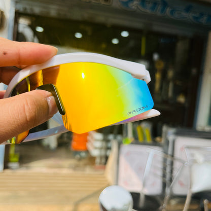 Hydra White Mercury Premium Unisex Sports Sunglass