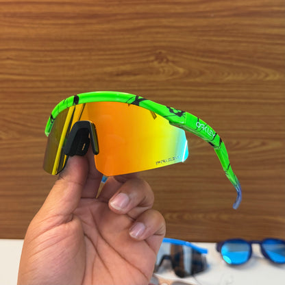 Hydra Printed Green Mercury Premium Unisex Sports Sunglass