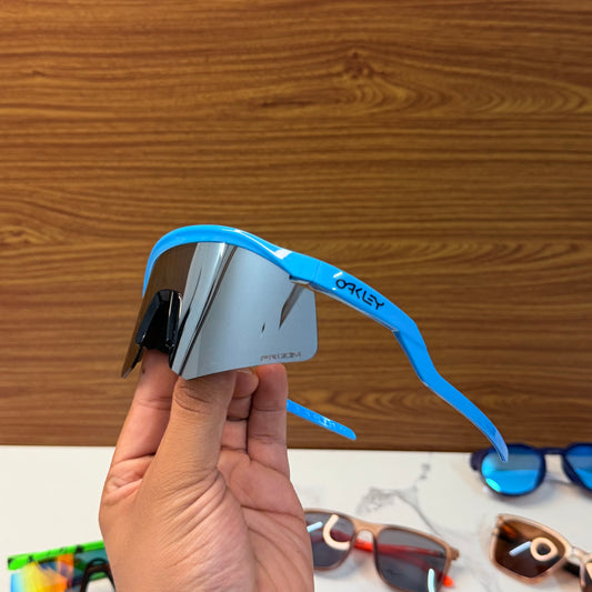 Hydra Silver Blue Premium Unisex Sports Sunglass (Big Size)
