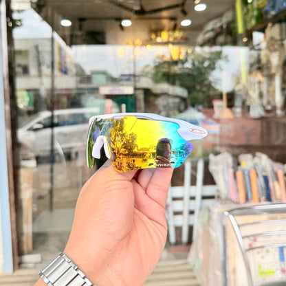 Radar White-Mercury Premium Branded Stylish Sunglasses For Men & Women | 100% UV Protection Shades | Cricket Sports Cycling Driving Trekking & More