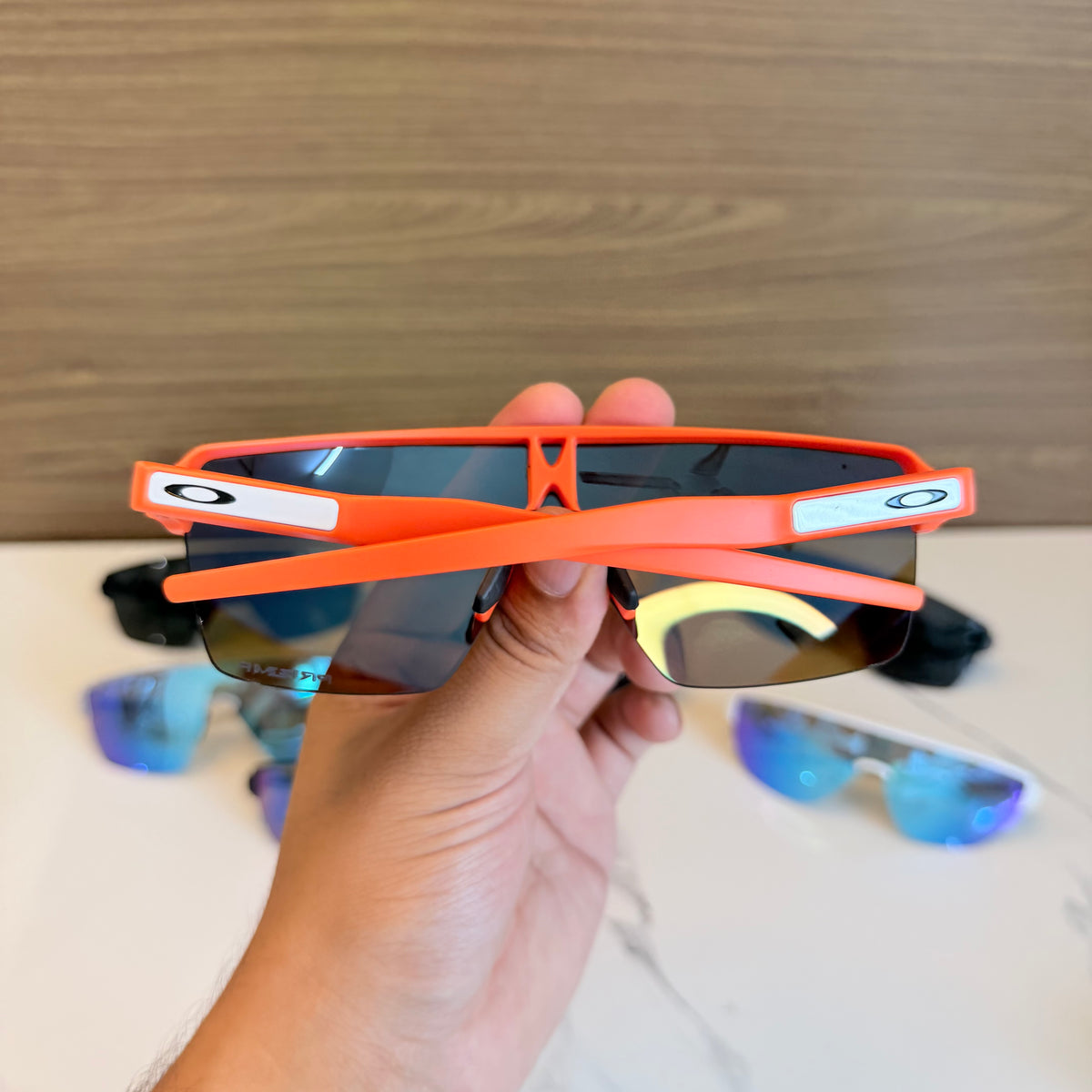 Corridor Orange-Blue Colour High Quality Unisex Sports Sunglass