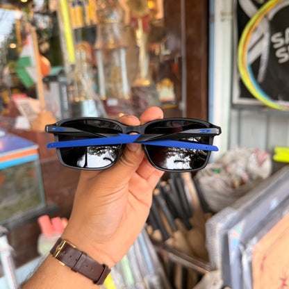 OAKLEY Black-Blue Rectangle Frame Light Weight Premium Sunglasses