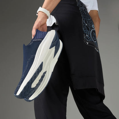 Technosports Free-Hands Shoes with NITRO-LITE. Highly Comfortable Slip in Shoes. (Blue Colour)