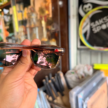 Adidas Brown Mercury Polarised Premium Rectangle Frame Sports Sunglass with Free Sunglasses Cover