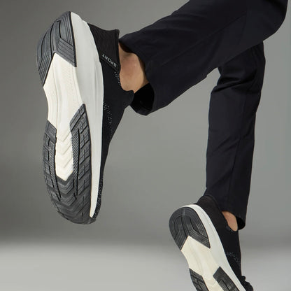 Technosports Free-Hands Shoes with NITRO-LITE. Highly Comfortable Slip in Shoes. (Black Colour)