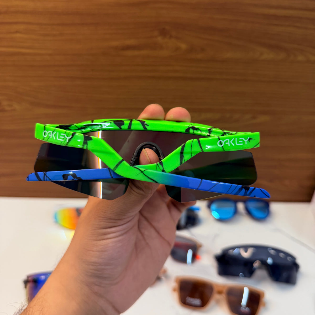 Hydra Printed Green Mercury Premium Unisex Sports Sunglass