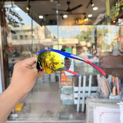 M2 Red-Blue-Mercury Light Weight Premium Sports Sunglasses