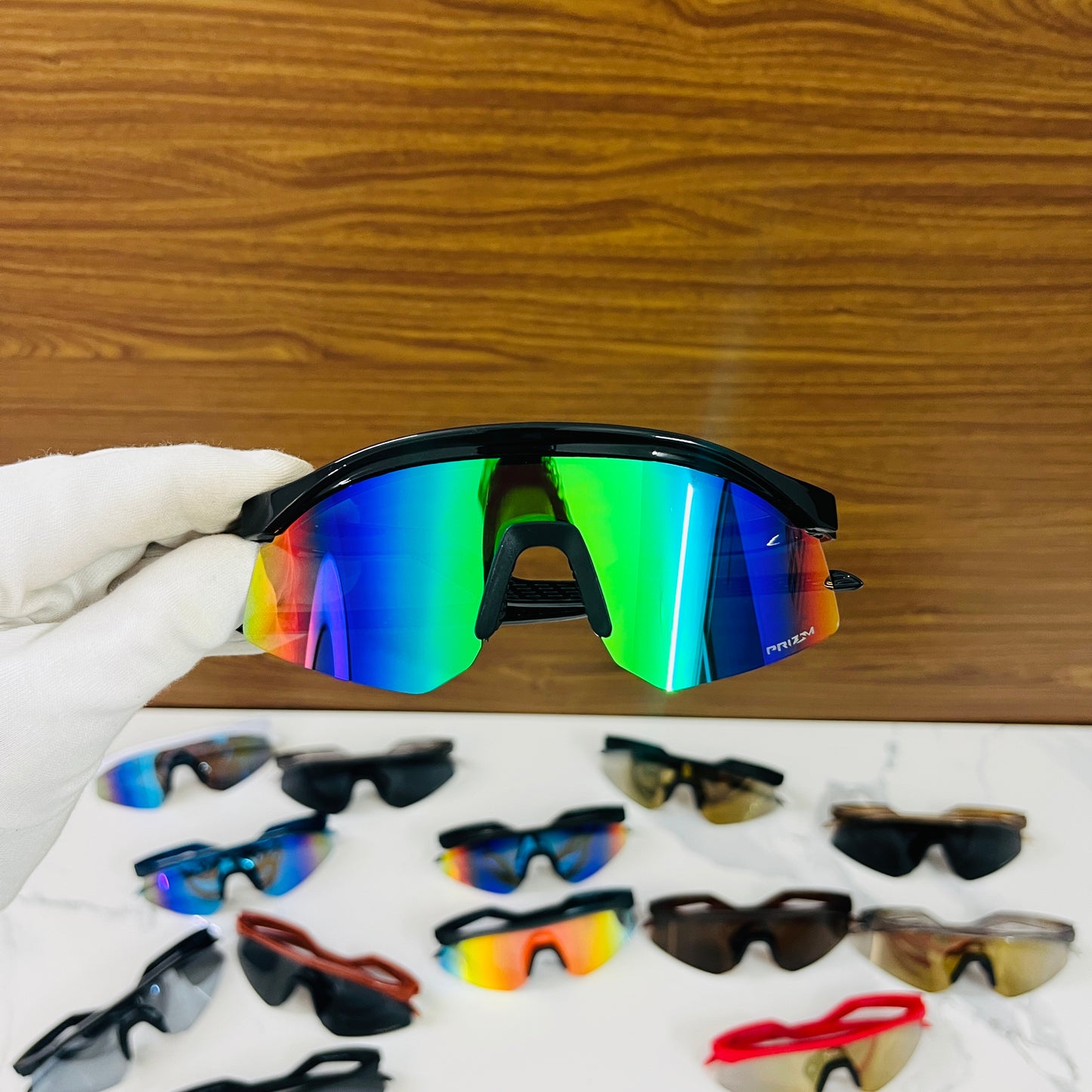 Hydra Green Glossy Frame Limited Edition Premium Unisex Sports Sunglass