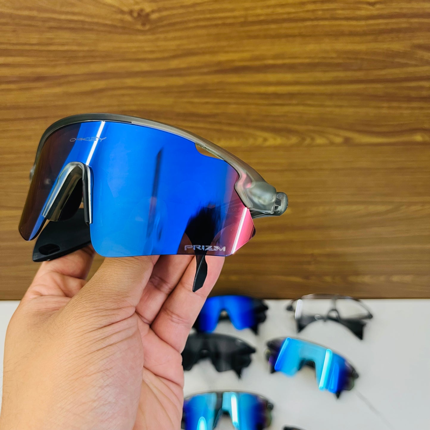 Stunt Devil Matt Green  Prizm Premium Sports Sunglasses  | Comes With New Hyper Grip Technology