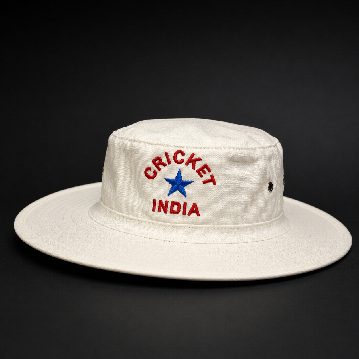 Cricket India Premium Wide-Brim Hat / Panama Cap