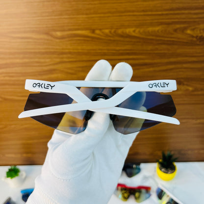 Hydra White Blue Premium Unisex Sports Sunglass