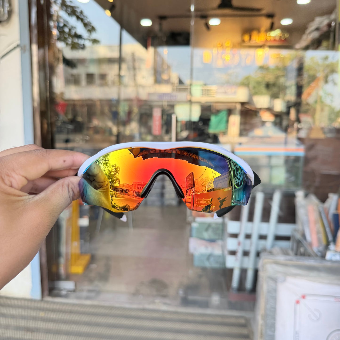 M2 White-Mercury Light Weight Premium Sports Sunglasses