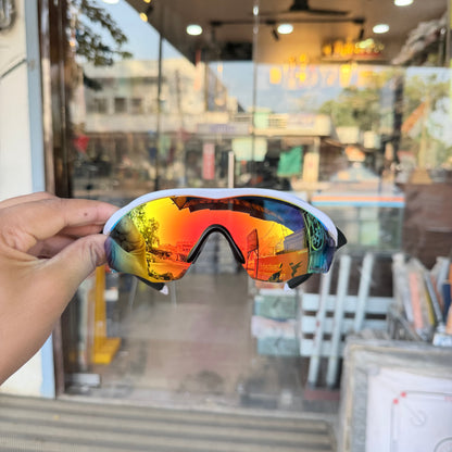 M2 White-Mercury Light Weight Premium Sports Sunglasses