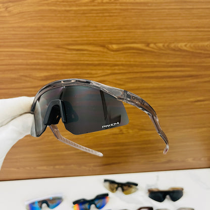 Hydra Full Trans Black Premium Unisex Sports Sunglass