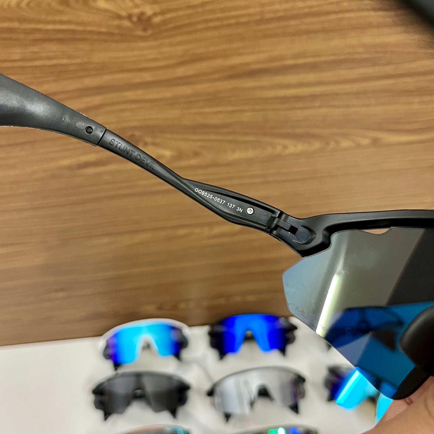 Stunt Devil Black Mercury Prizm Premium Sports Sunglasses  | Comes With New Hyper Grip Technology