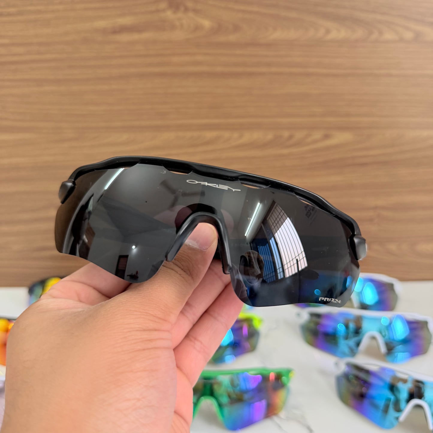 Radar All Black Premium Branded Stylish Sunglasses For Men & Women | 100% UV Protection Shades | Cricket Sports Cycling Driving Trekking & More