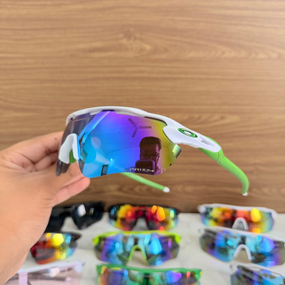 Radar Aqua White (Green) Premium Branded Stylish Sunglasses For Men & Women | 100% UV Protection Shades | Cricket Sports Cycling Driving Trekking & More