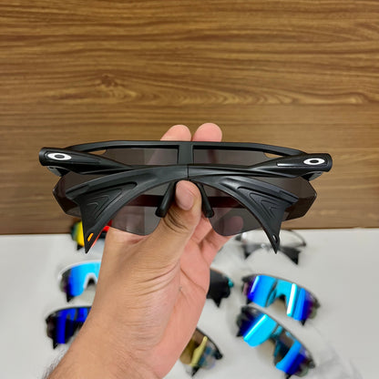 Stunt Devil All Black Prizm Premium Sports Sunglasses  | Comes With New Hyper Grip Technology