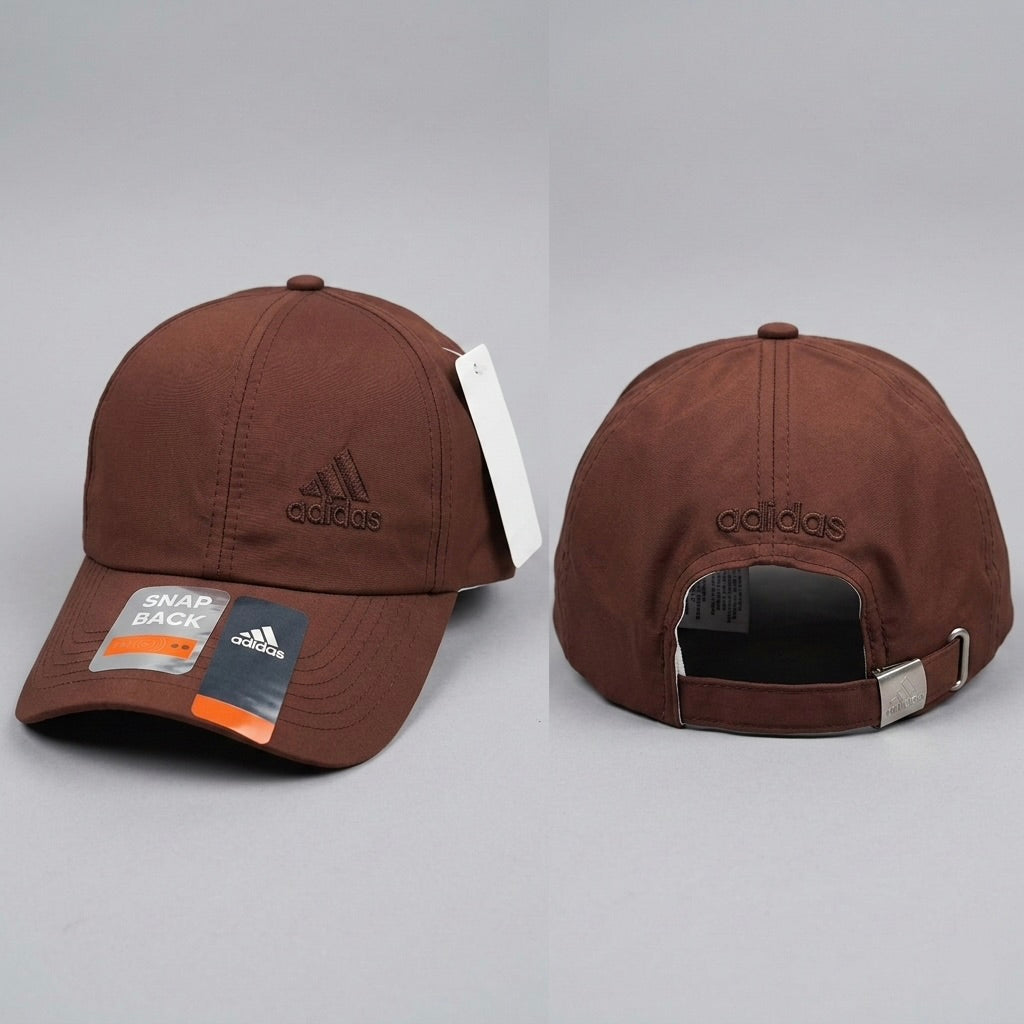 Brown Colour Adidas Sports Cap Parachute Fabric Best Unisex Sports Cap