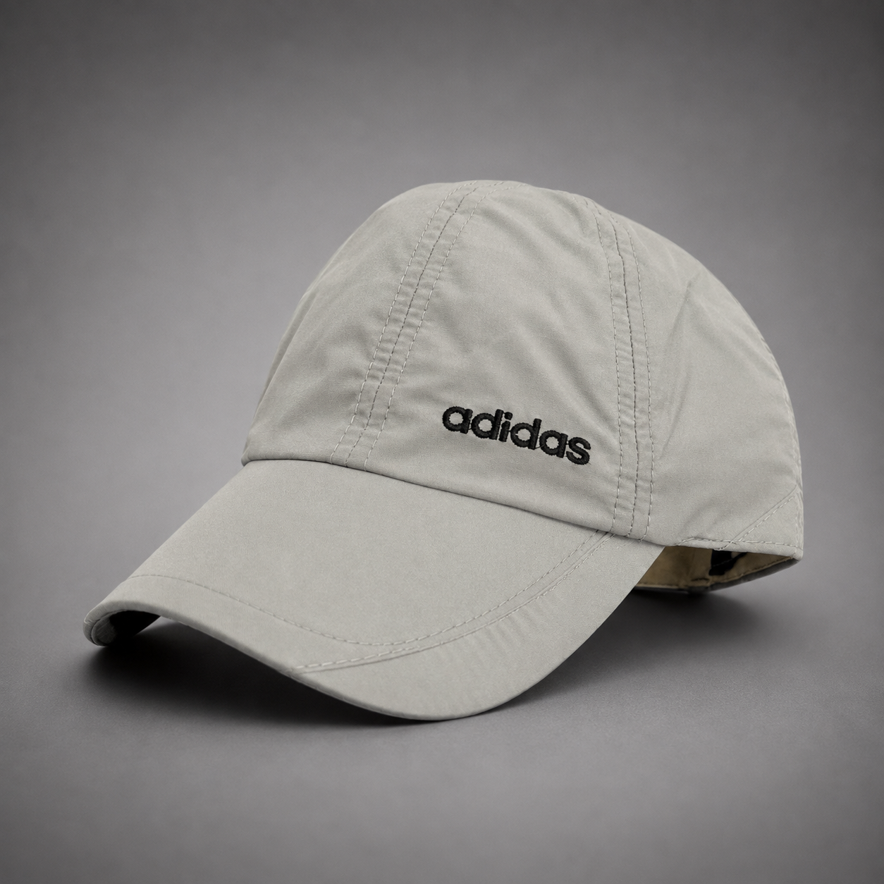 Light Grey Adidas Sports Cap Parachute Fabric Best Unisex Sports Cap